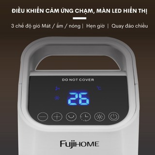 Quạt sưởi gốm để sàn FUJIHOME FH3000 Điều khiển từ xa - Màn LCD hiển thị - Làm ấm cực nhanh