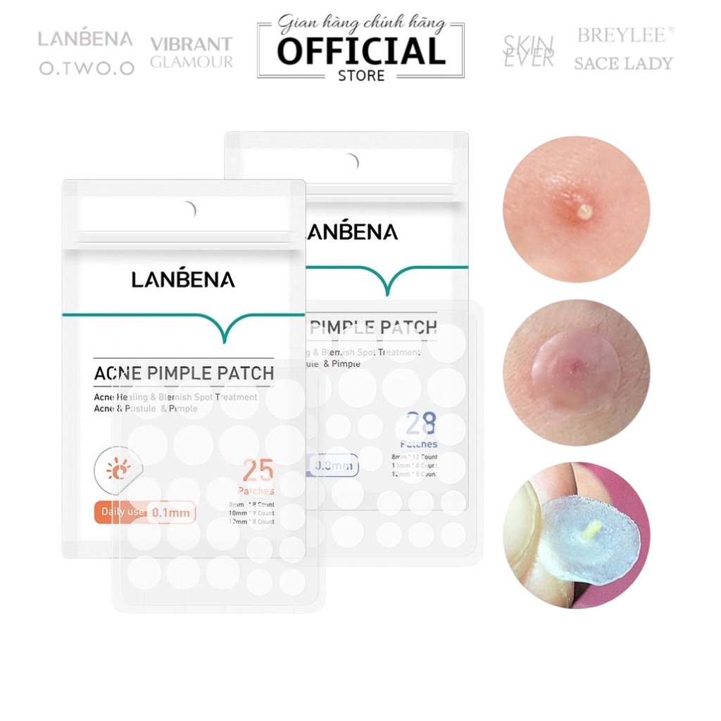 Mi Ng D N M N Lanbena Acne Pimple Patch Shopee Vi T Nam