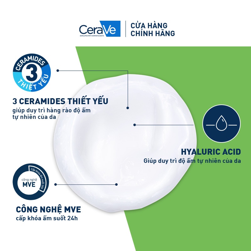 Ảnh Sữa rửa mặt Cerave Hydrating Cleanser làm sạch sâu dành cho da thường và da khô 88ML/236ML/473ML - AJA'S SKINLAB 3