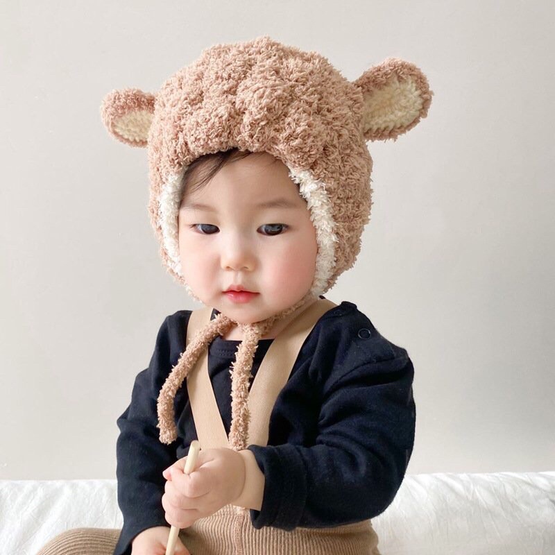 Mũ len lông cừu cho bé - Nón len mềm mại cho bé trai, gái (Tuyển   )