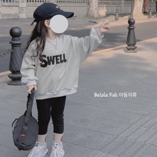 Áo nỉ bông cho bé trai bé gái, áo hoodie dài tay phong cách Hàn quốc in chữ SWEEL cho bé từ 10-24kg