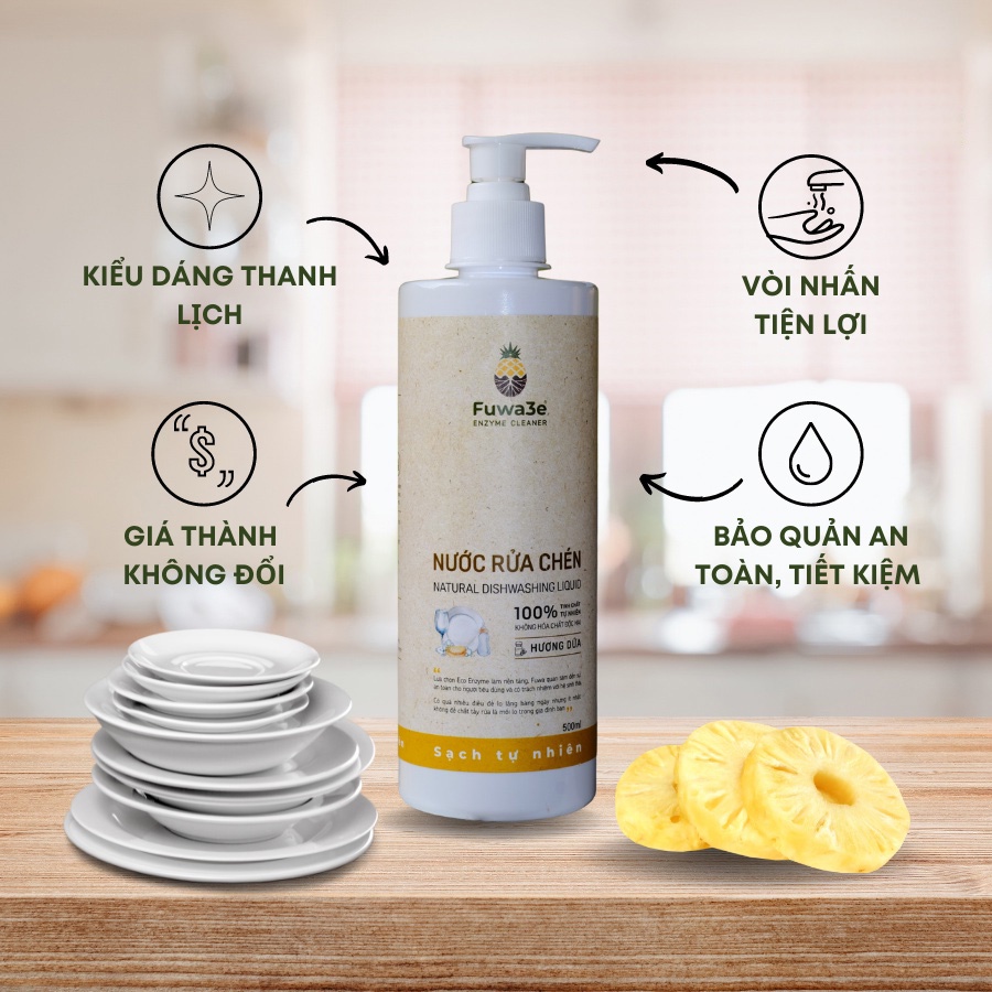 SET DU LỊCH ĐA NĂNG TẮM GỘI VỚI 100ML/500ml RỬA CHÉN/NƯỚC GIẶT FUWA3E