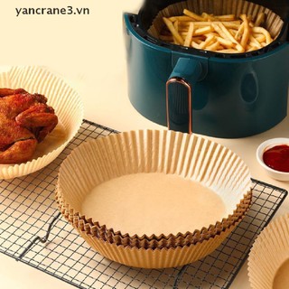 Bộ 25 / 50 Giấy Lót Nồi Chiên Không Dầu Chống Dính Dùng Một Lần Tiện Dụng Cho Nhà Bếp {yancrane3.vn}
