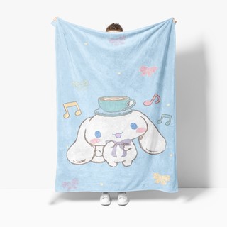 Sanrio Cinnamoroll 4 Kích Thước Flannel Chăn Mới Hoạt Hình Dễ Thương Trẻ Em Thời Trang Mềm Mại Thoải Mái Ấm Giường Chăn Quà Tặng Sinh Nhật