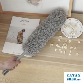 Chổi Quét Trần, Chổi Quét Bụi Gấp Gọn Tay Cầm Kéo Dài 2m8, Chổi Quét Màng Nhện Đầu Cọ Bẻ Cong Tùy Chỉnh