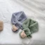 Khăn quàng cổ lông thỏ dày dặn mùa đông cho bé 1-10 tuổi ShinHome