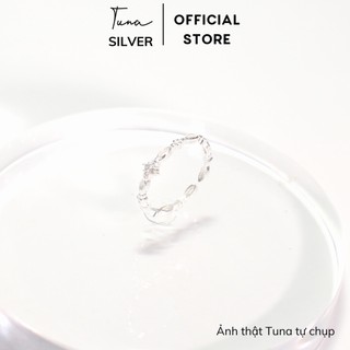 Women's 925 Silver Ring, adjustable by TuNa Silver - Trang sức bạc