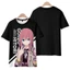 Anime Áo Thun Bocchi The Rock Tay Ngắn Áo Hitori Gotoh Dáng Rộng Tee Unisex Áo Sơ Mi Thời Trang Plus Kích Thước