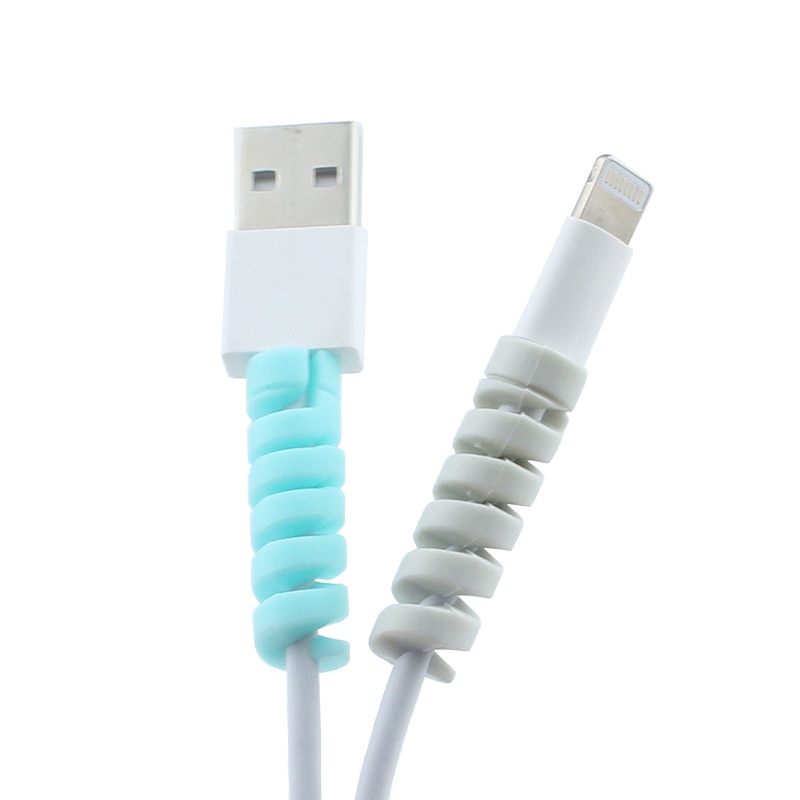 Dụng Cụ Quấn Bảo Vệ Dây Cáp Sạc iphone USB Bằng Silicon