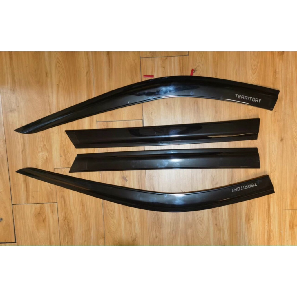 Bộ vè che mưa Ford Territory 2022-2026 - Vè mưa chỉ INOX và vè mưa nhựa đen Thái Lan, Chất liệu nhựa ABS