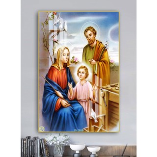 Tranh Gia Đình Của Chúa 01 - Tranh Treo Tường Laminate Tráng Gương
