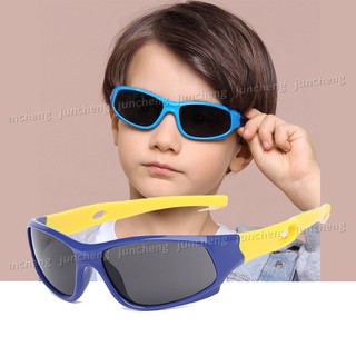Kính mát trẻ em vuông, chống tia UV, cho bé trai/bé gái, thể thao ngoài trời, đi xe đạp