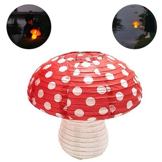 Zuoo Hình Nấm Đèn Lồng Giấy Đồ Trang Trí Phông Nền Trang Trí