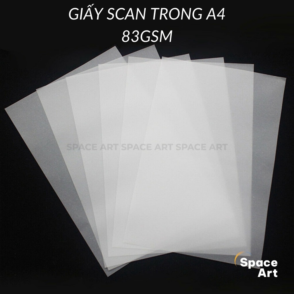 Giấy Scan Gateway 53gsm/ 83gsm Tệp 10 Tờ Tracing Paper Gateway A4/ A3