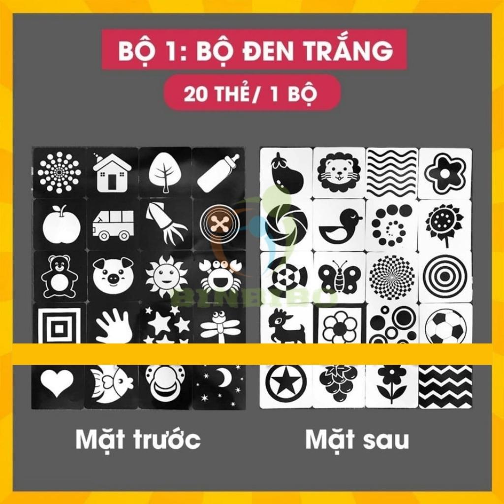 Bộ thẻ kích thích thị giác trẻ sơ sinh - Binbibo