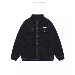Áo Khoác Jeans Nam Nữ Denim Jacket Hàn Quốc Phối Phụ Kiện Hình Thêu Nổi,3 Màu Áo Cực Hót  From Rộng Thời Trang Unisex