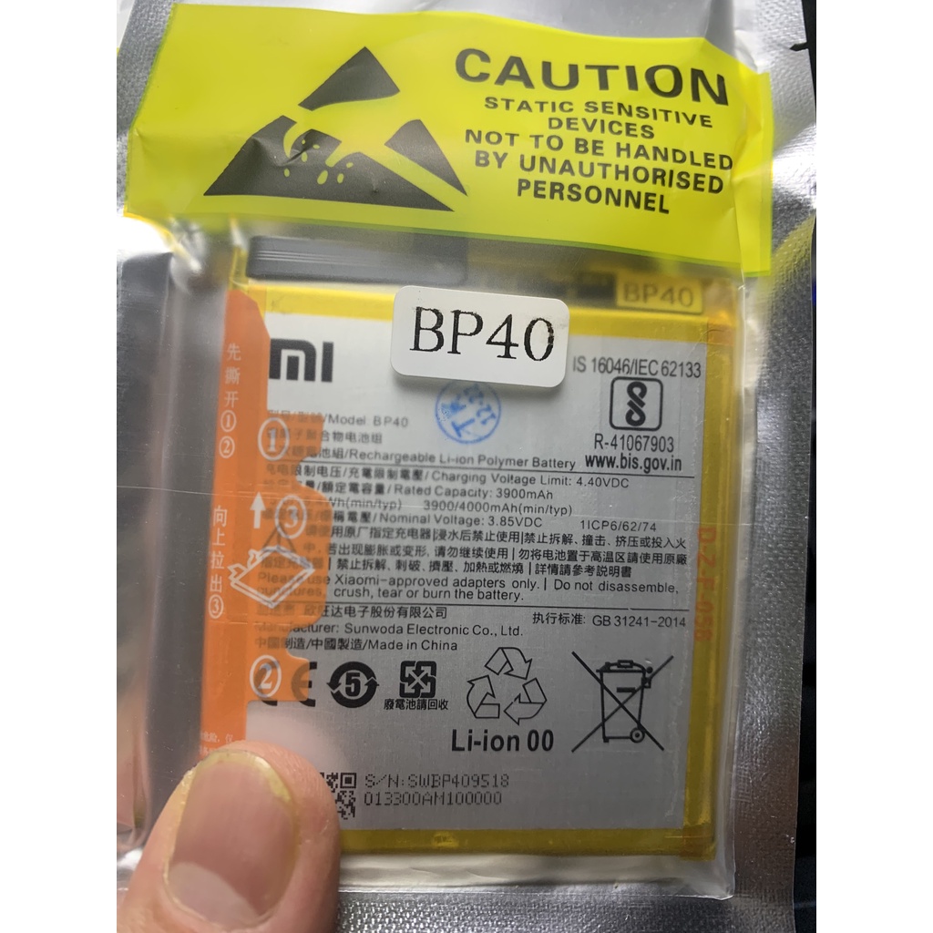 Pin Xiaomi Mi 9T, BP40, Mi 9T Pro, Redmi K20, Redmi K20 Pro-3900 ...