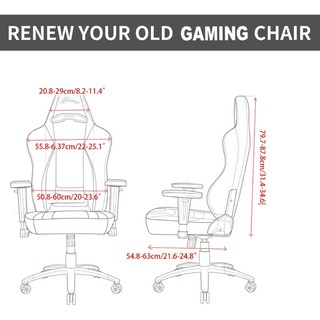 Ấm cúng Máy Tính Trò Chơi Ghế Dành Cho Reclining Racing Gaming Gamer Ghế Văn Phòng Bảo Vệ