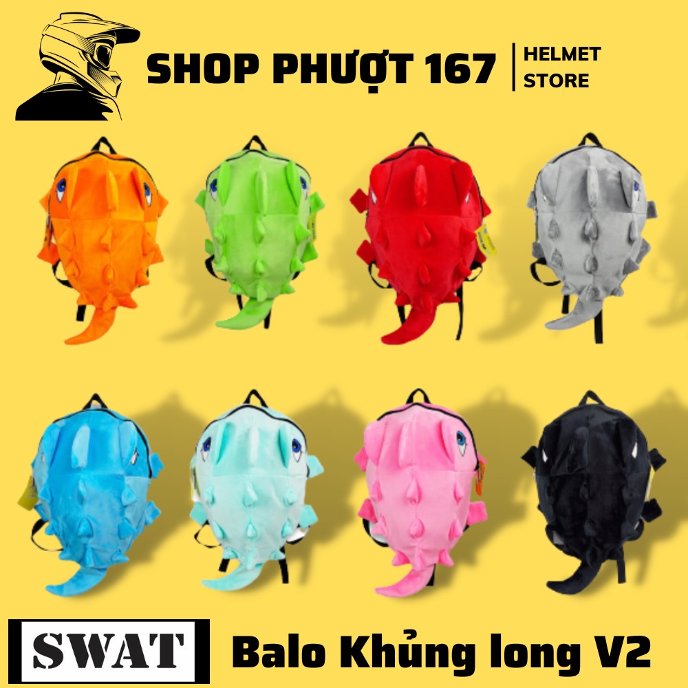 ( Loại lớn) Balo Khủng Long Kute đáng yêu, loại vải nhung cao cấp, sản phẩm như hình 2026