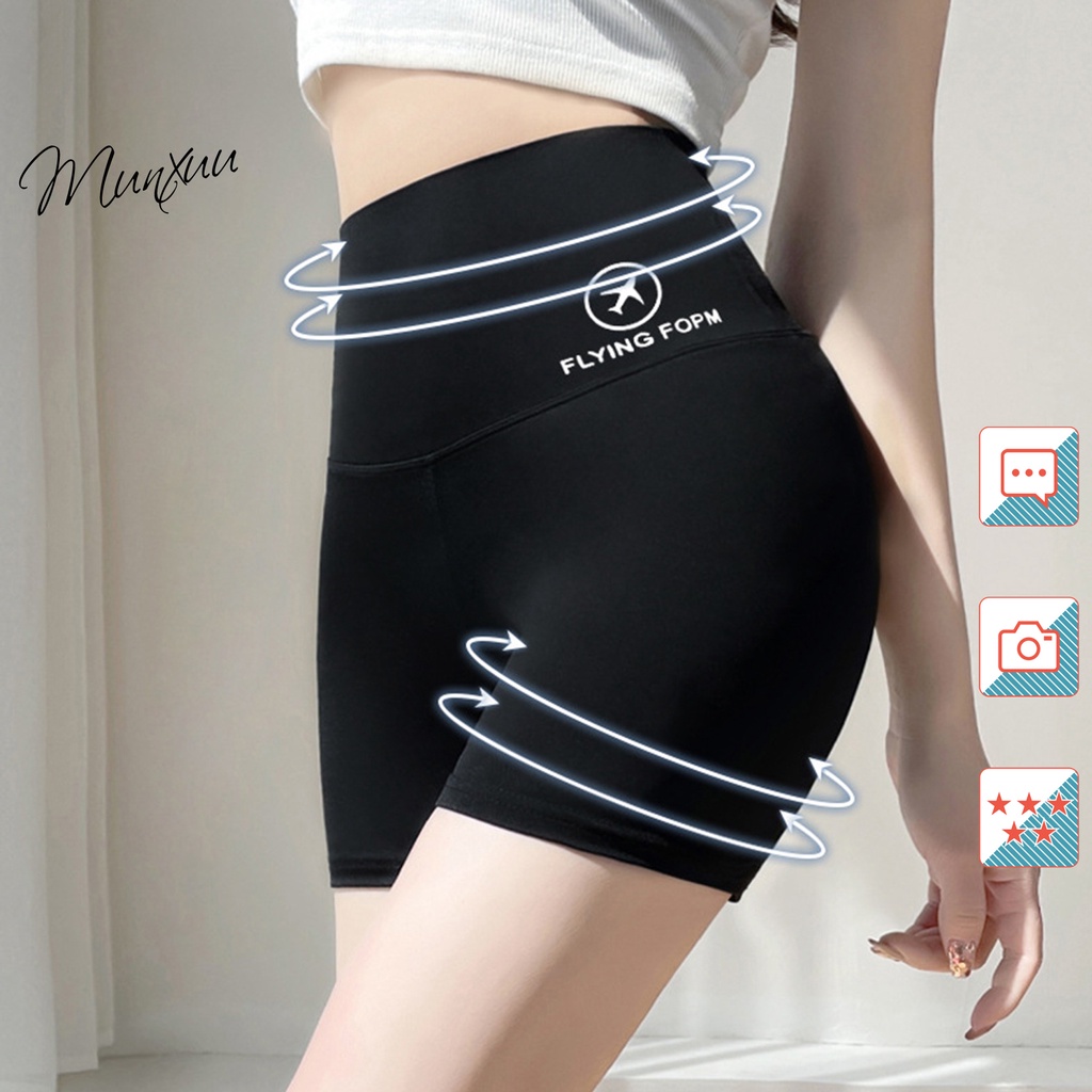 Quần mặc váy MUNXUU vải su lạnh thoáng mát, cạp cao không lộ bụng không lộ viền – QV13 spe