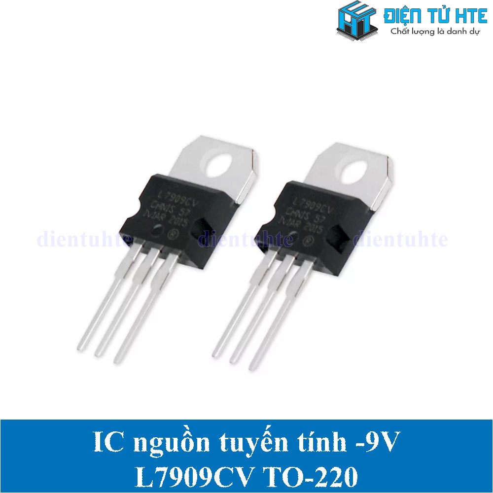 IC ổn áp nguồn âm -9V L7909CV 7909 chân cắm TO-220 loại tốt | Shopee ...