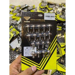 [Tặng 10 l.đền kitaco] BỘ ỐC ÁO SALAYA, THÁI CHO (Dr, AB, VISION, VARIO, FULED, EXCITER, SIRIUS)
