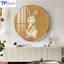 Tranh Tròn Hình Động Vật Nhiều Kích Thước D30cm D60cm Phù Hợp Trang Trí Phòng Khách, Phòng Ngủ
