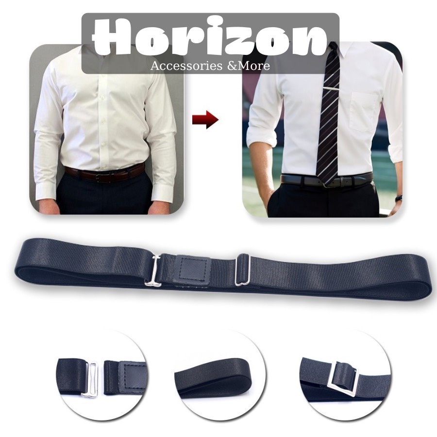Dây Nịt Thắt Lưng Nam Nữ Horizon Dây Đai Giữ Áo Sơ Mi Thẳng, Dây Đai Sơ Vin Cho Nam Nữ