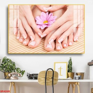 Tranh Treo Tường Tiệm Nail Siêu Đẹp 02 - Tranh Laminate Tráng Gương (60x90cm)