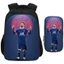 SQ11 Soccer Star Messi School Bag Cristiano Ronaldo Phim Hoạt Hình Ba Lô Hộp Đựng Bút Chì Bộ 2 Món Học Sinh Mẫu Giáo Bé Trai