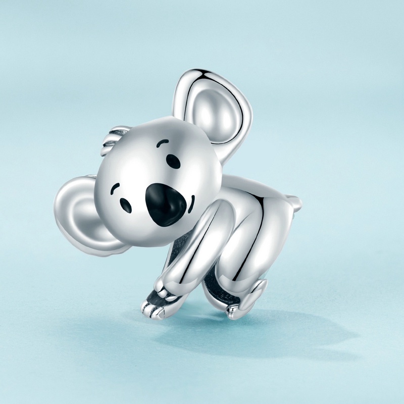 BAMOER Hạt Bạc 925 Hình Gấu Koala Thời Trang