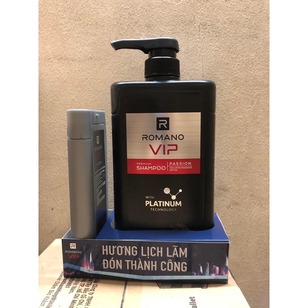 Dầu gội / sữa tắm Romano VIP cao cấp 650g tặng | Shopee Việt Nam