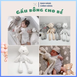 Búp Bê Thỏ Bông - Gấu Bông - Cún Bông - Cừu Bông Trắng - [DouDou Hot Nhất Trấn An Con Ngủ Ngon]