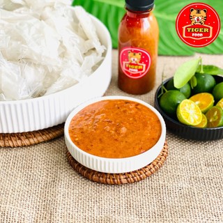 Bánh tráng phơi sương rìa + Muối sốt siêu cay TIGER FOOD Siêu phẩm bánh tráng chấm muối tắc Ngon TÊ TÁI phải thử ngay