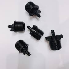 Nối ren ngoài 21mm ra ống LDPE 6mm 1 gài - Tưới tự động