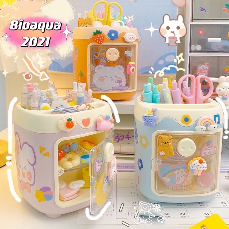 Ống Đựng Bút Để Bàn Hình Heo Hoạt Hình Dễ Thương (Tặng Kèm Sticker ...