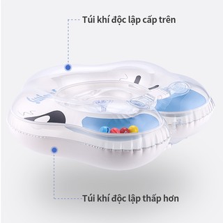 Phao Bơi Cổ An Toàn Cho Bé 0-12 Tháng – Kèm Chuông & Bơm Hơi, Giảm Giá Sốc Clearance!