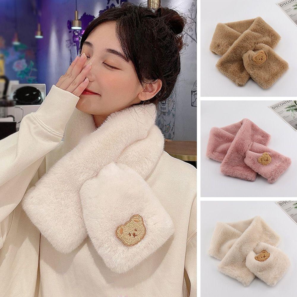 Khăn choàng cổ EBINLANDS Bọc dày Khăn choàng cổ nữ