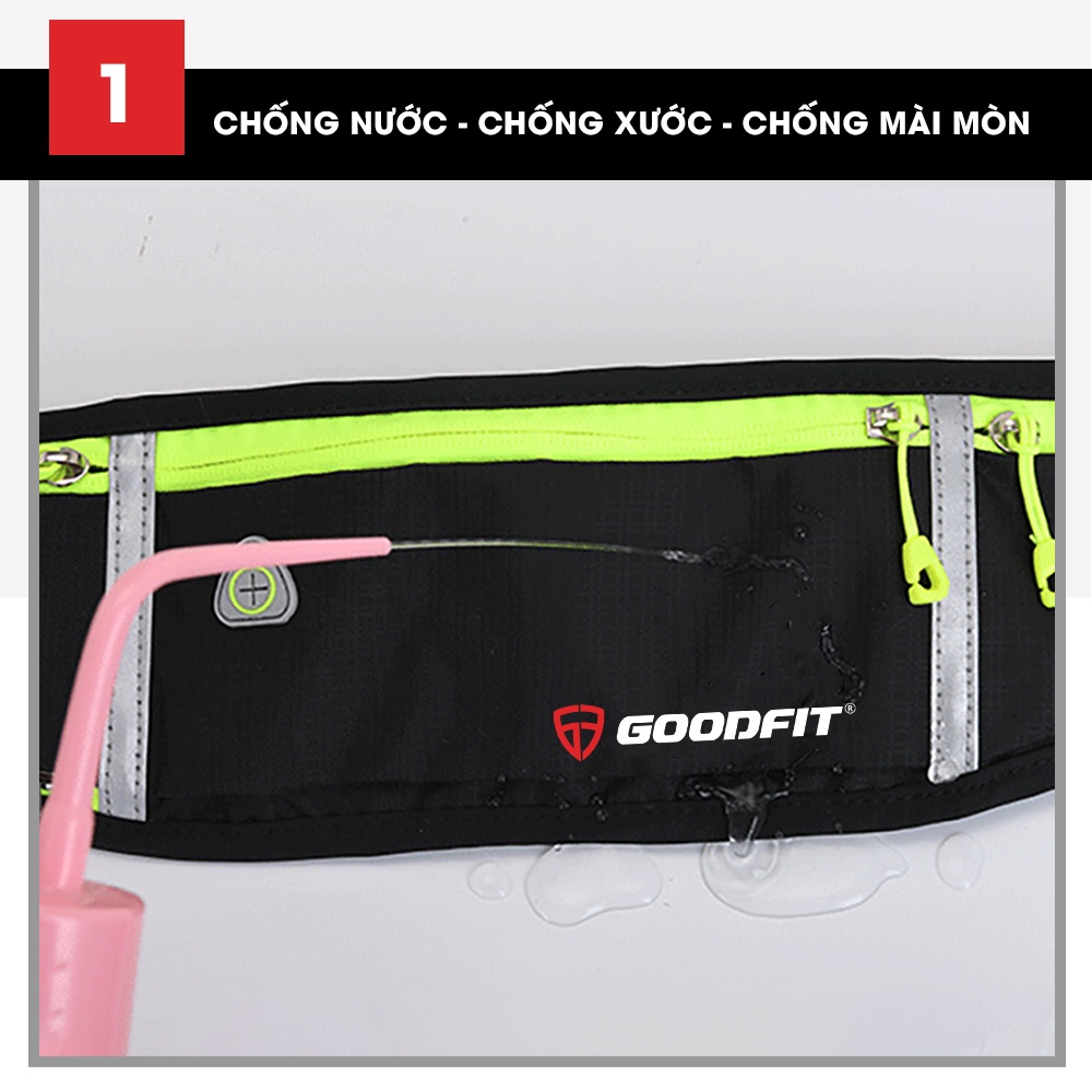 Ảnh Túi đeo bụng chạy bộ, đai đeo điện thoại chạy bộ nam nữ chính hãng GoodFit GF106RB 2