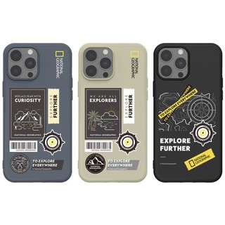 National Geographic - Palette Color Wappen dán họa tiết vỏ điện thoại hôn mê cho iphone 15 14 13 12 11 pro max s24 s23 s22 plus s22 + s21 màu be siêu đen xanh
