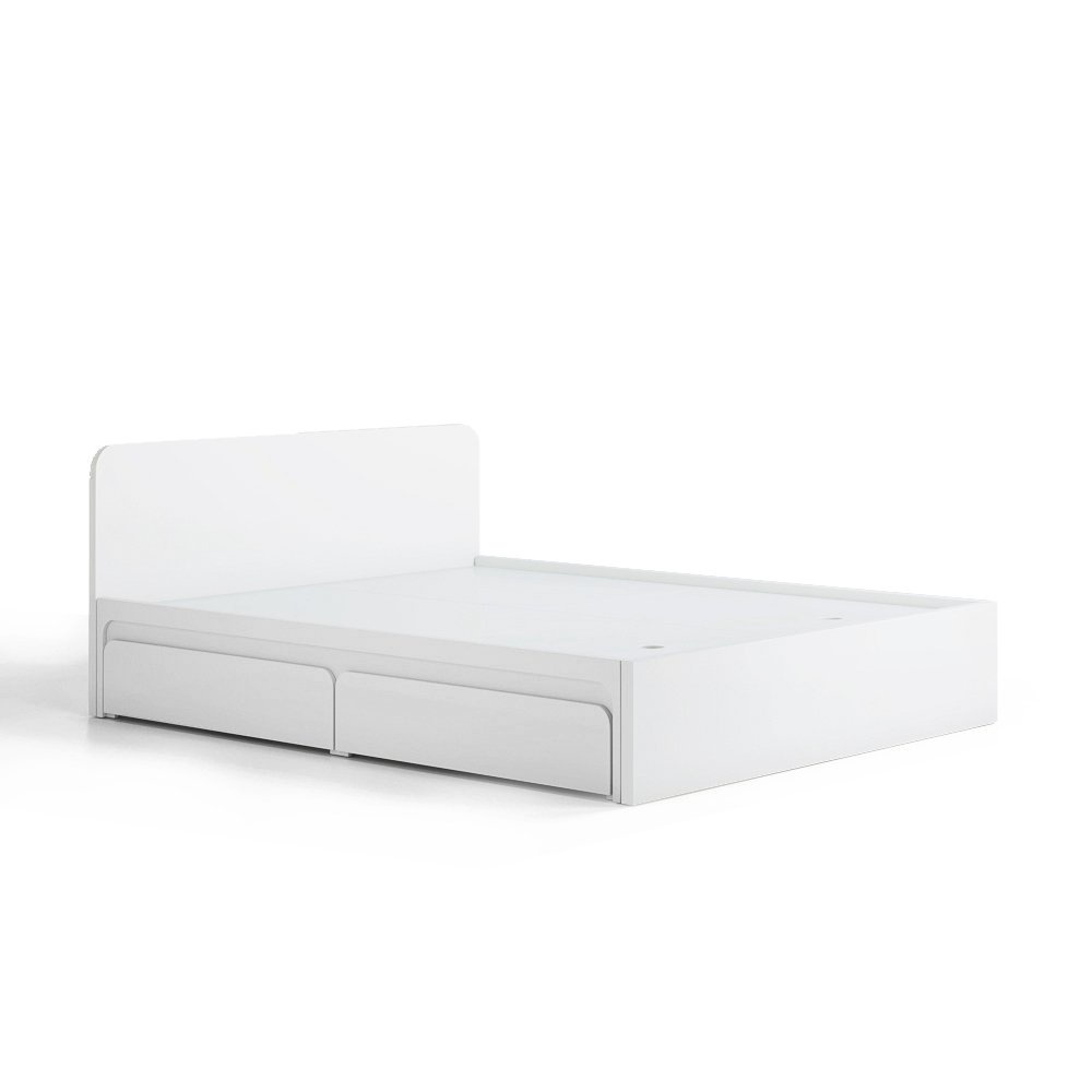 Ảnh EMMA, Giường ngủ 2 hộc tủ kéo BED_126, 207x80cm, Giường ngủ gỗ Scandi Home 3