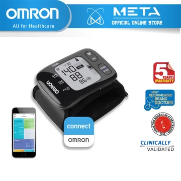 Máy Đo Huyết Áp Cổ Tay Cao Cấp OMRON HEM-6232T | Chức Năng Kết Nối Bluetooth, Đồng Bộ Dữ Liệu với App Omron Connect