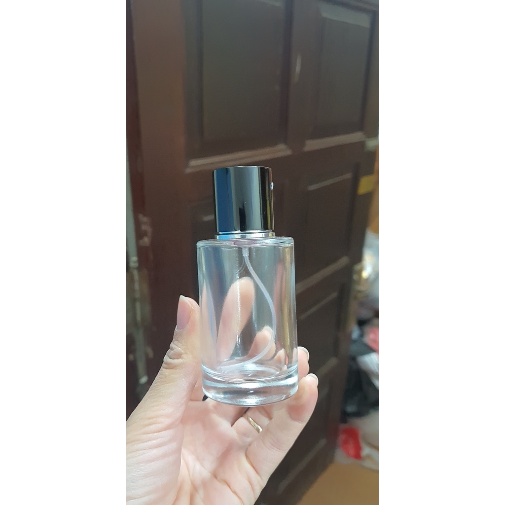 Chai rỗng lọ nước hoa 50ml tròn, nắp đen | Shopee Việt Nam