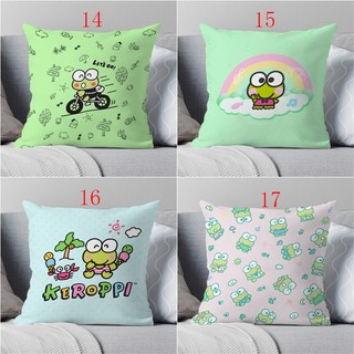 Vỏ Gối Keroppi Sanrio Họ Dễ Thương Trẻ Em Quà Tặng Sinh Nhật Vỏ Gối Trang Trí Nhà (Không Có Lõi Gối)