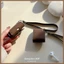 Vỏ Bảo Vệ Hộp Sạc Tai Nghe AirPods3gen 2023 / AirPods2Pro Bằng Da In Họa Tiết Brown CEL / INE Thời Trang Sang Trọng Ốp