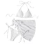 BIKINI set 3 món tam giác basic kèm khăn quấn. HÌNH THẬT