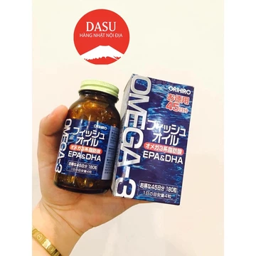 Dầu Cá Omega 3 Orihiro Fish Oil, Viên Uống Omega 3 Nhật Bản