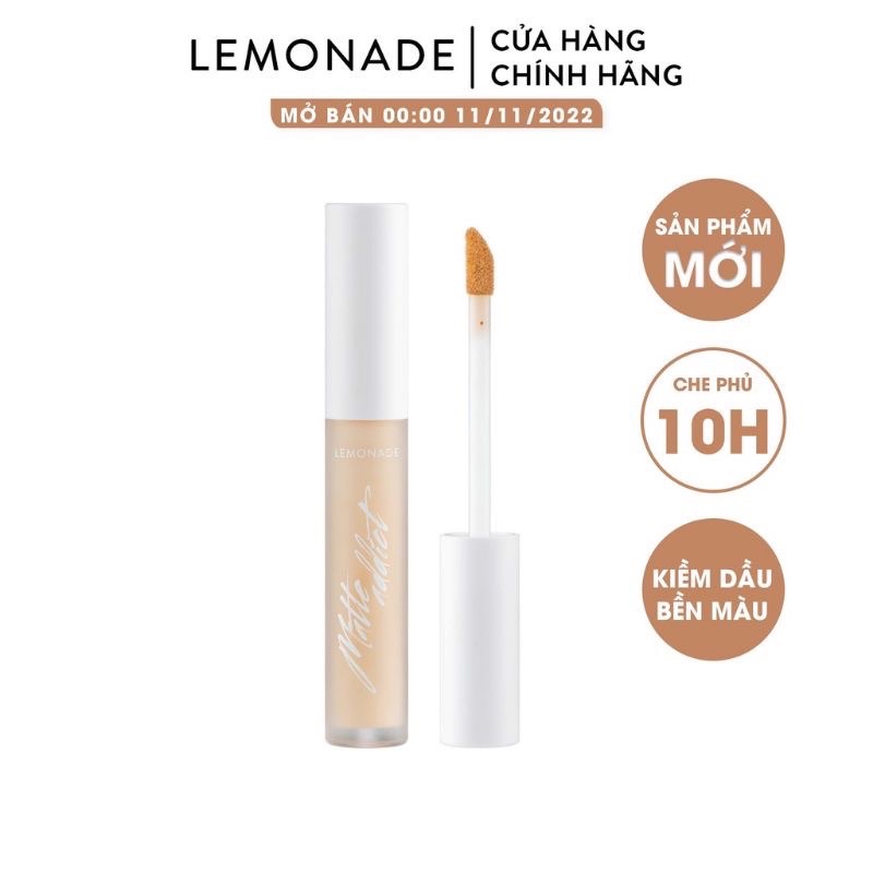 KEM CHE KHUYẾT ĐIỂM LEMONADE MATTE ADDICT CONCEALER