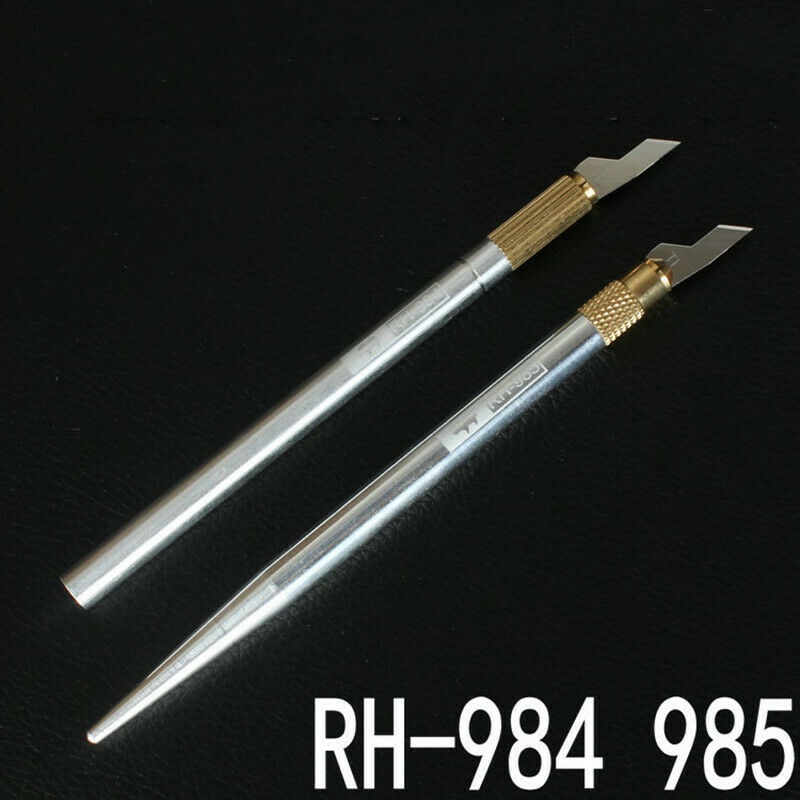 Rhino 985 984 Kim Loại Graver Cứng Sharp Blade kinfe Cho PCB Công Cụ Mở Sửa Chữa Điện Thoại Di Động