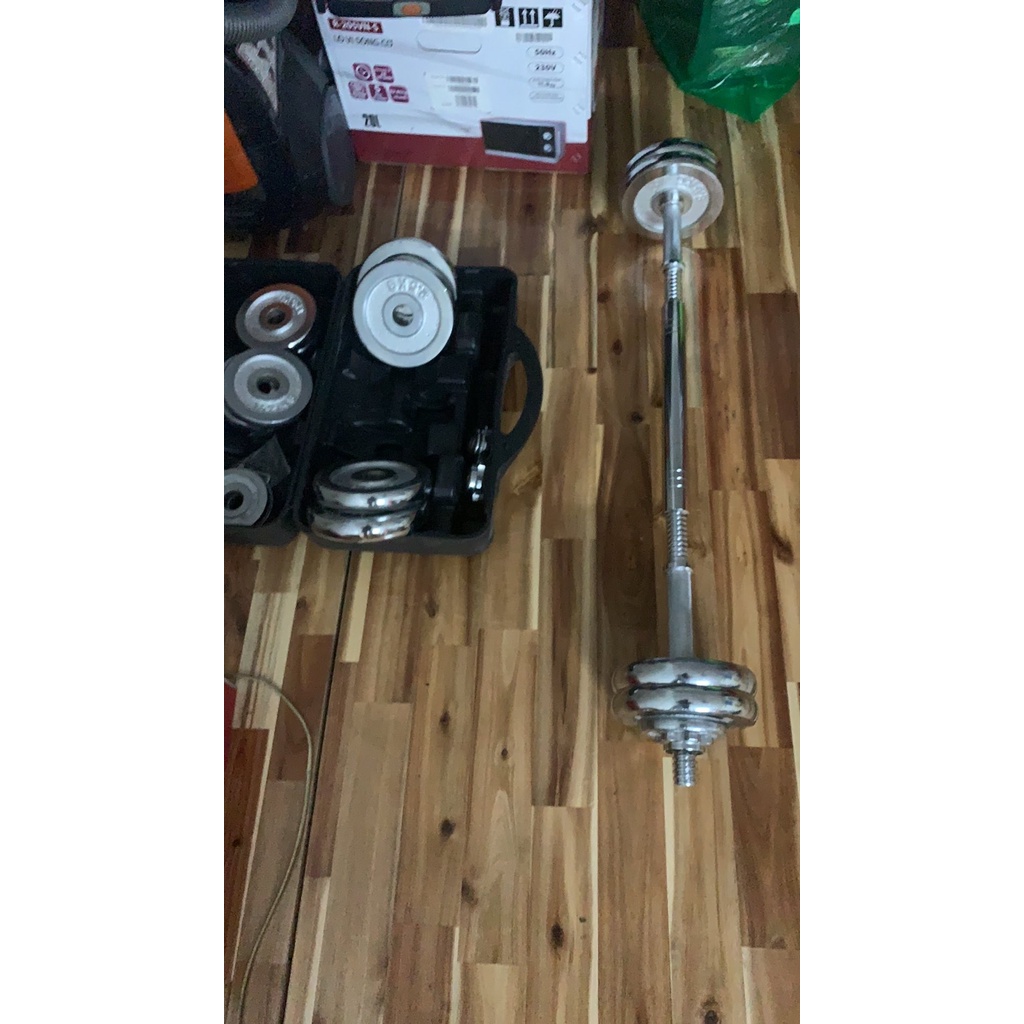 Ảnh BG Bộ tạ tay kim loại 30KG cao cấp đa năng điều chỉnh mới nhất 3